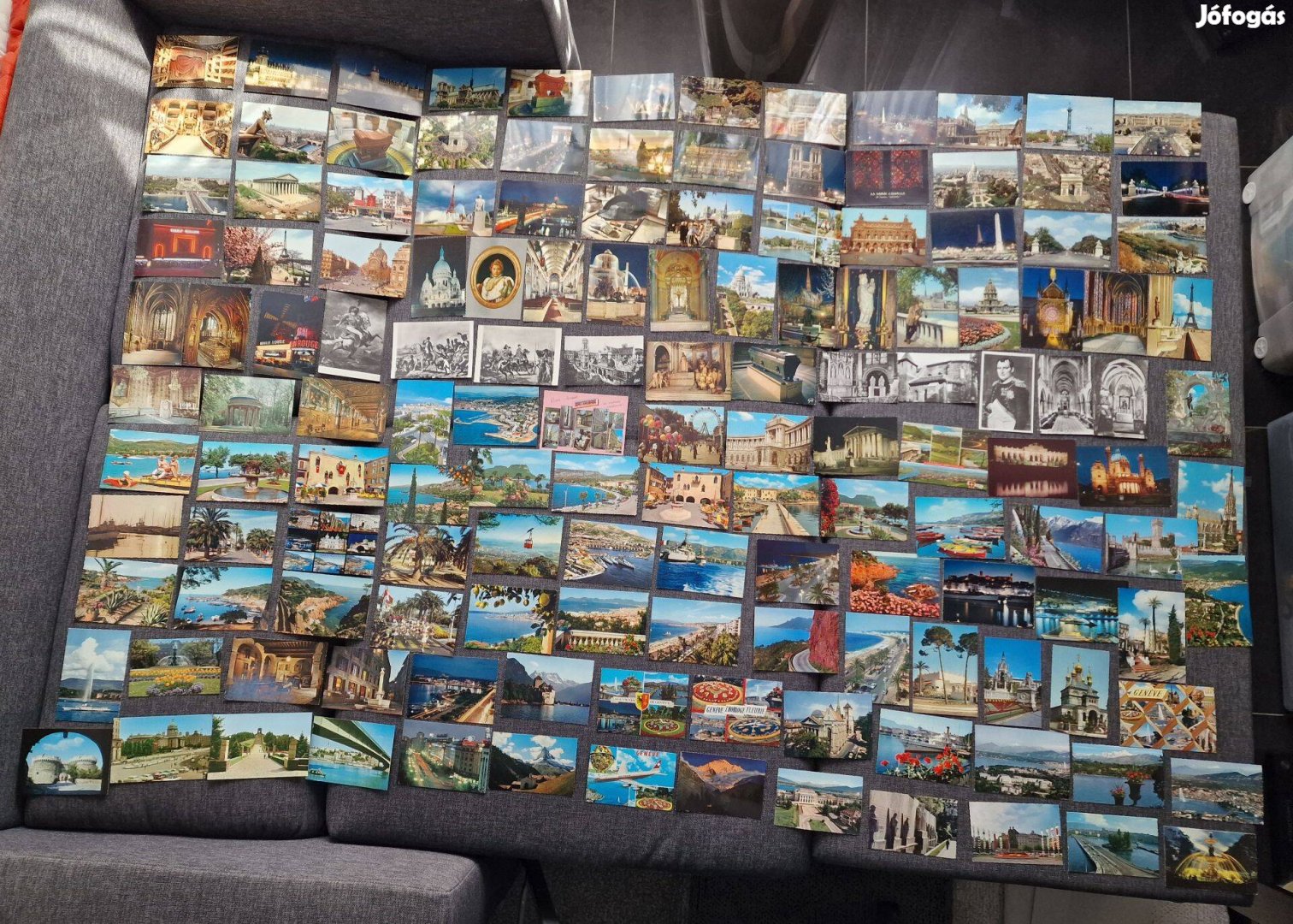 1960-70 közötti 320 db postatiszta képeslap eladó