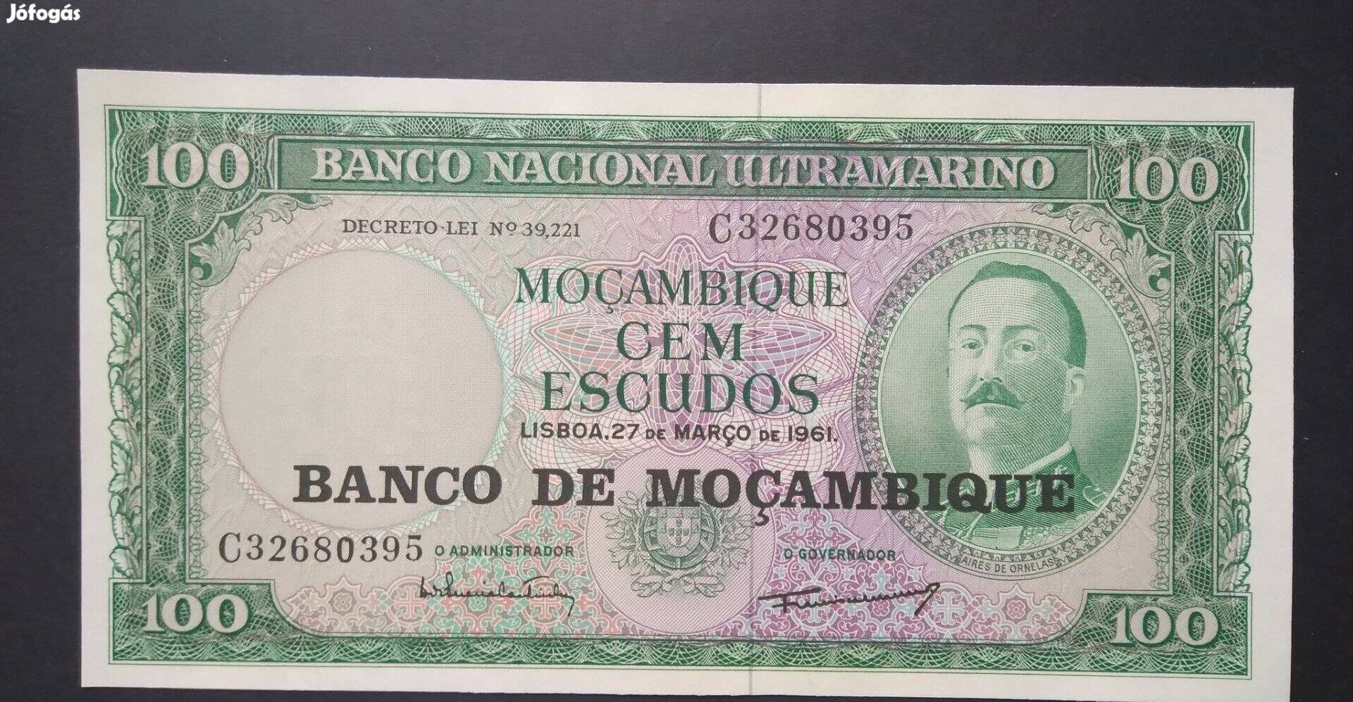 1961 / 100 Escudos UNC Mozambik