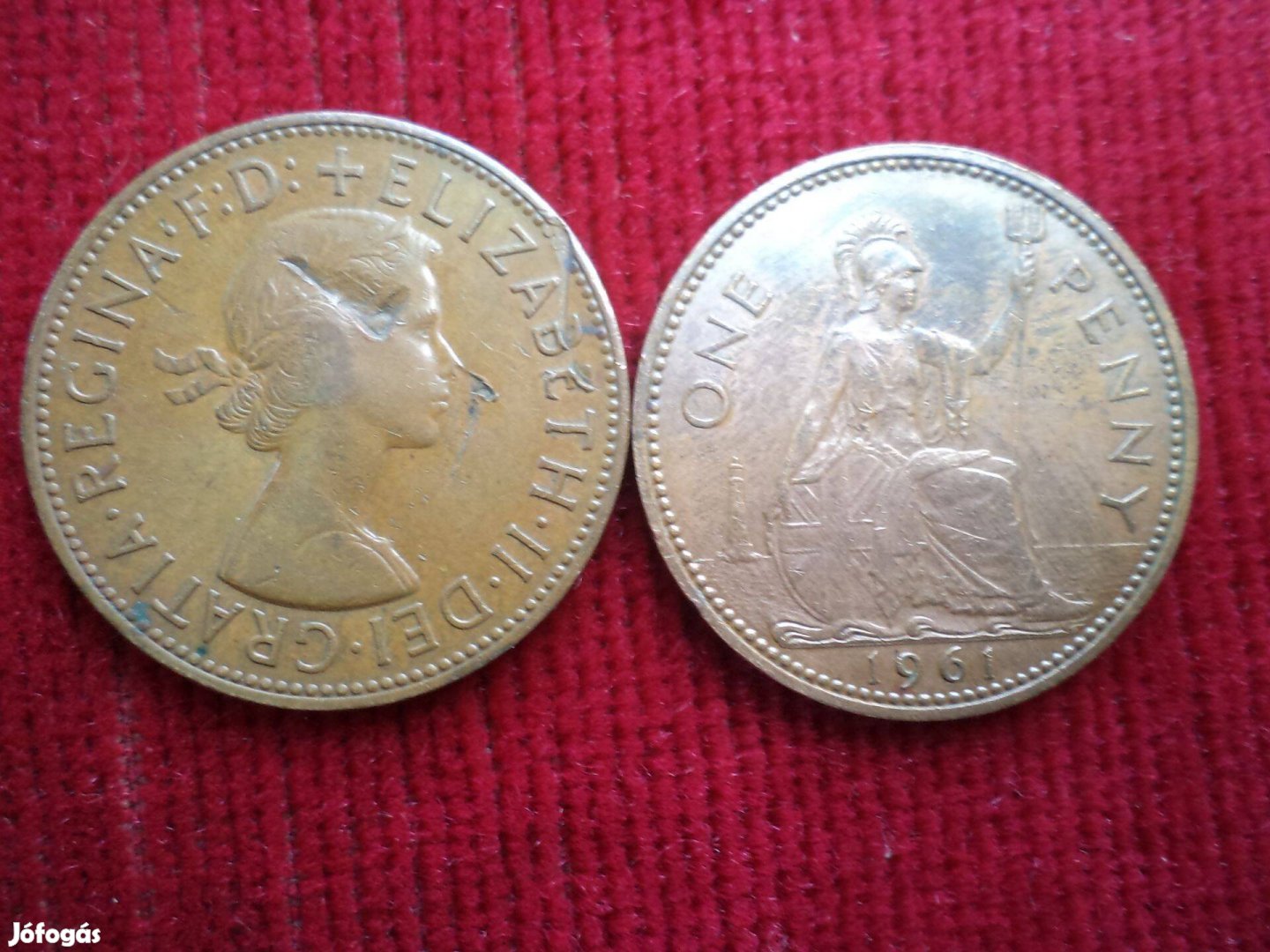 1961-es 1 penny eladó