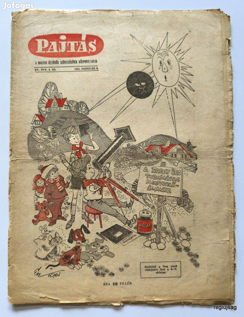 1961 február 8 / Pajtás / Újság - Magyar / Ssz.: 27909