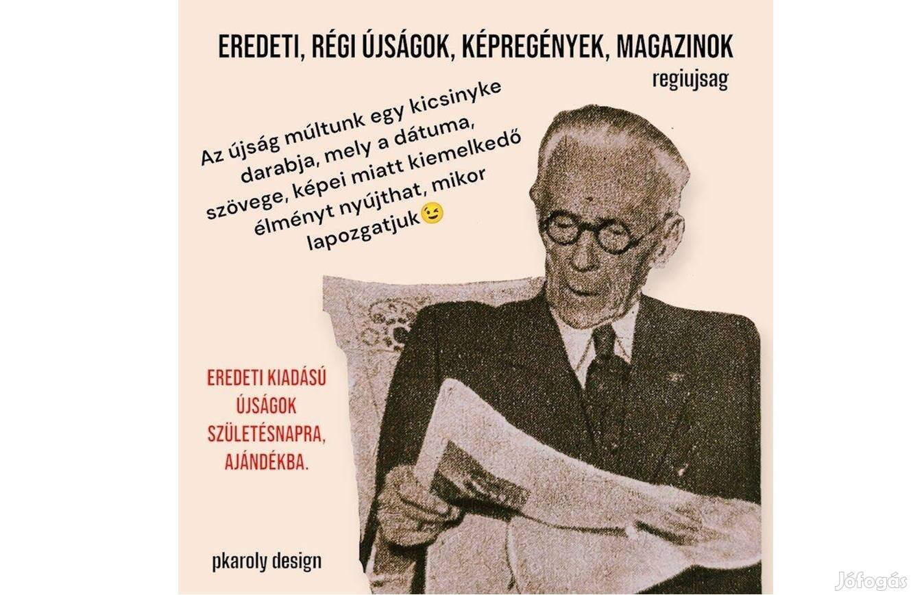 1964 november 7 / Magyar Nemzet / Születésnapra :-) Eredeti újság