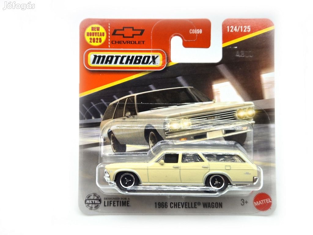 1966 Chevelle Wagon - 124/125 - bliszteres -  Matchbox - 1:64