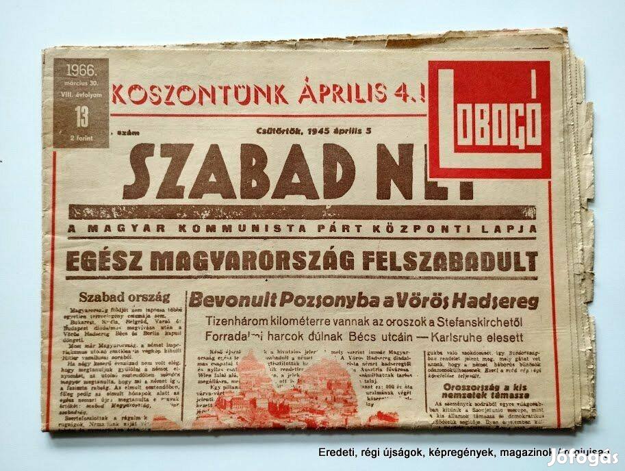 1966 március 30 / Lobogó / Újság - Magyar / Ssz.: 26861