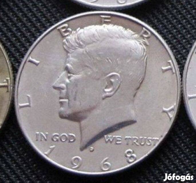 1968 Kennedy fél dollár half dollar