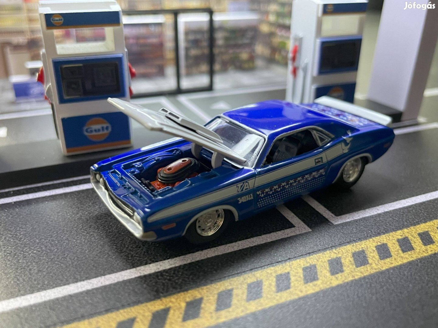 1970 Dodge Challenger T/A modellautó - Greenlight 1:64 méret