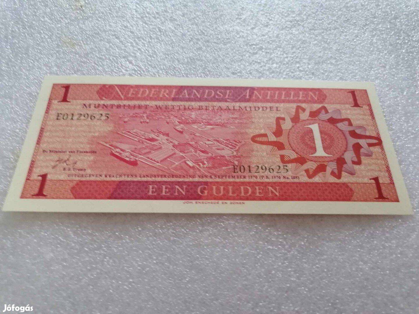 1970 / 1 Gulden UNC Holland Antillák (M)