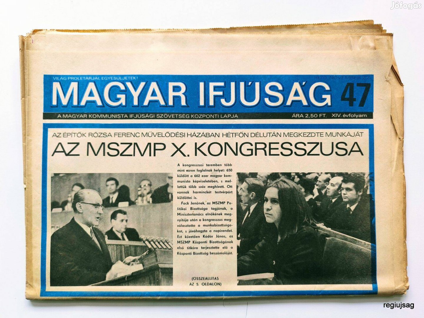 1970 november 27 / Magyar Ifjúság / Újság - Magyar