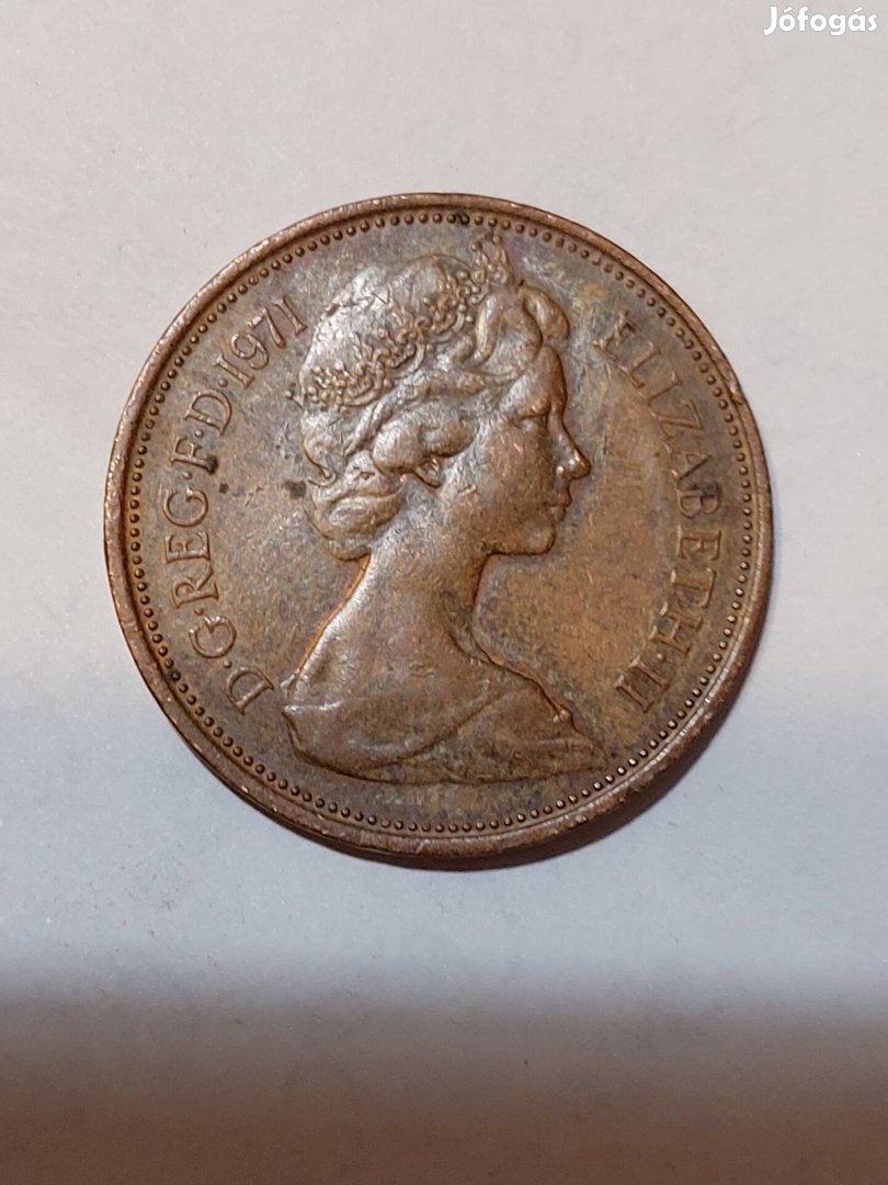 1971 Elizabeth 2 penny eladó