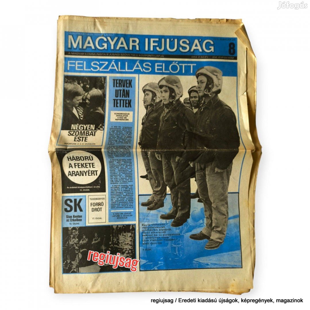 1972 február 25 / Magyar Ifjúság / Eredeti kiadású újság