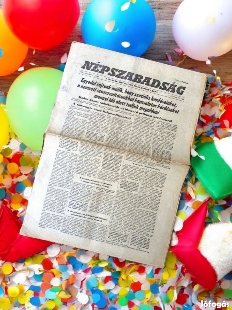 1972 október 27 / Népszabadság / Szülinapi eredeti újság :-)