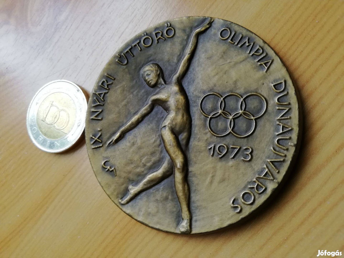 1973-as Dunaújvárosi Uttörő Olimpia emlékérme