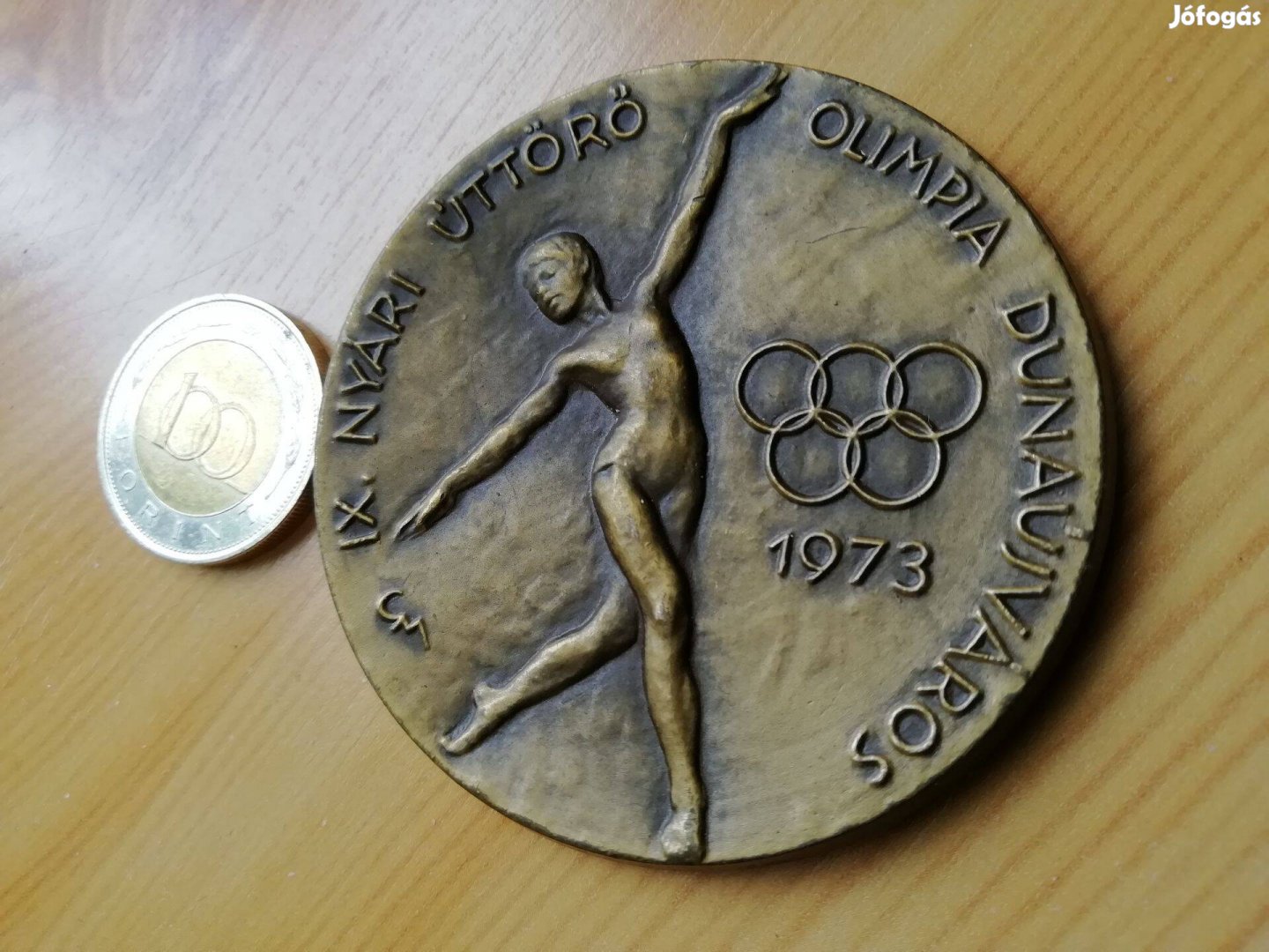 1973-as emlékérme ritka db Úttörő Olimpia Dunaújváros