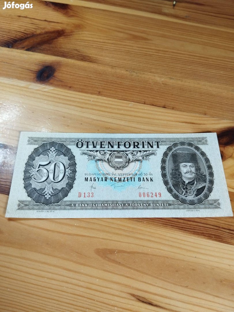 1980 50 forint ropogós