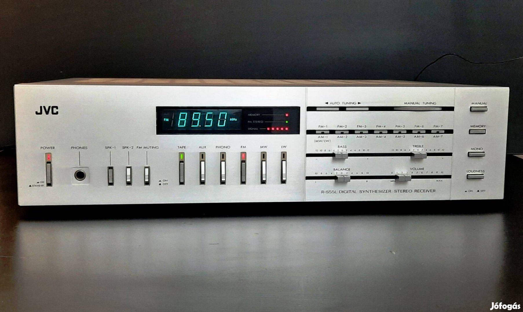 1980-ból JVC R-S55L sztereó receiver