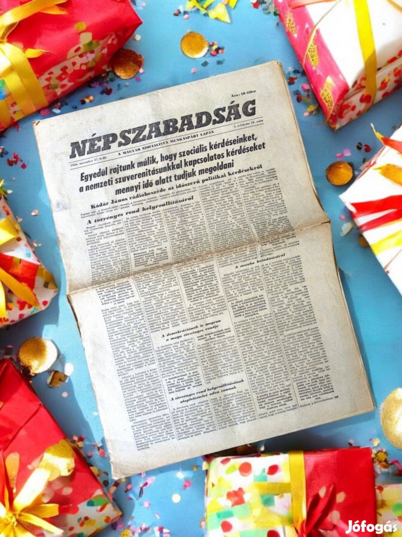 1981 október 27 / Népszabadság / Szülinapi eredeti újság :-)