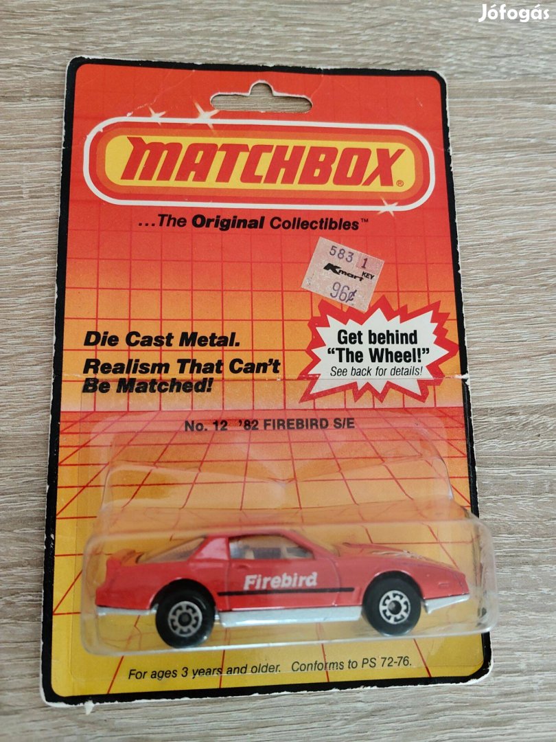1982 Matchbox Lesney 82 Firebird SE 12