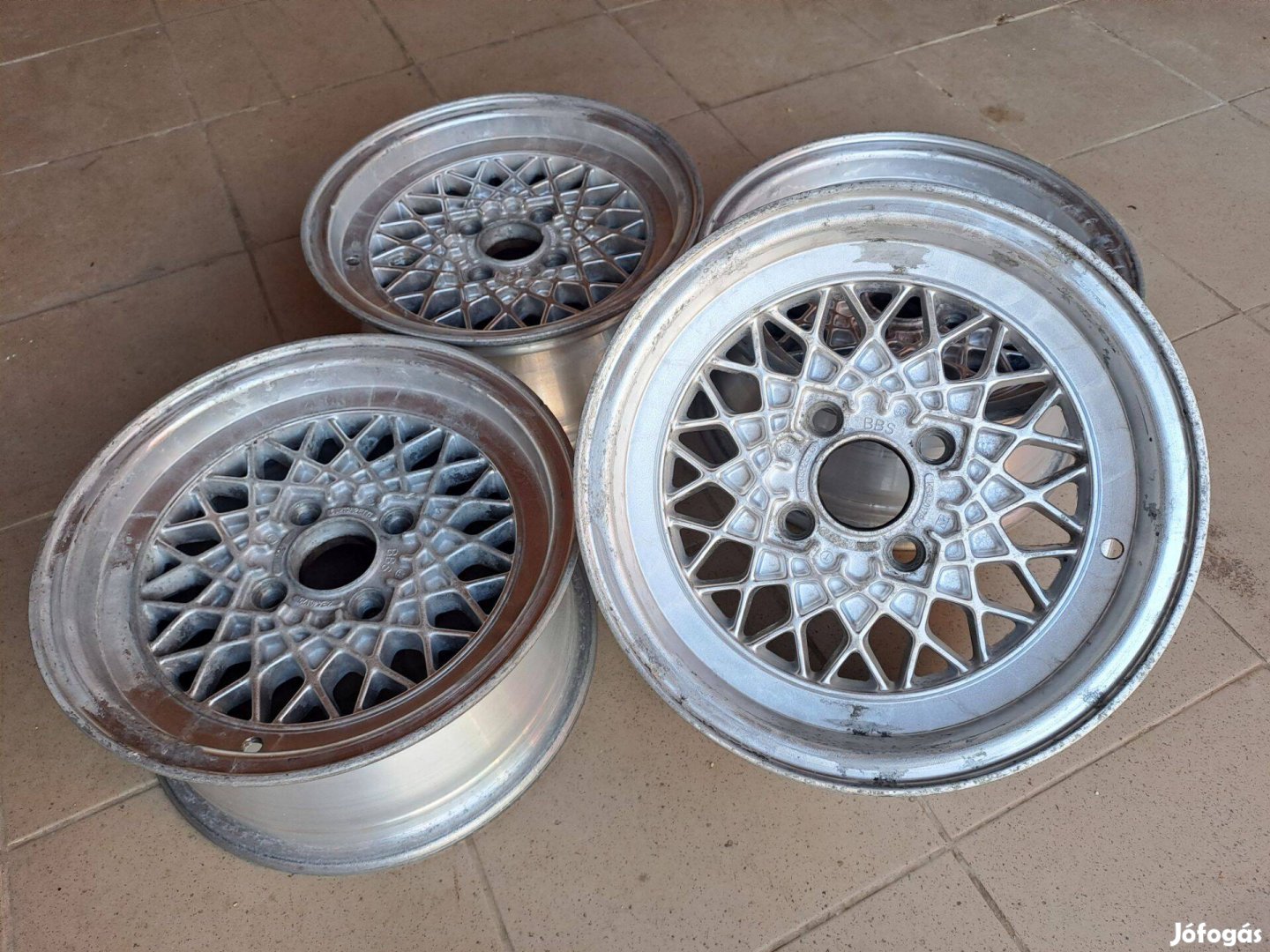 1982-es évjáratú 4X100 13" BBS RA alufelni garnitúra