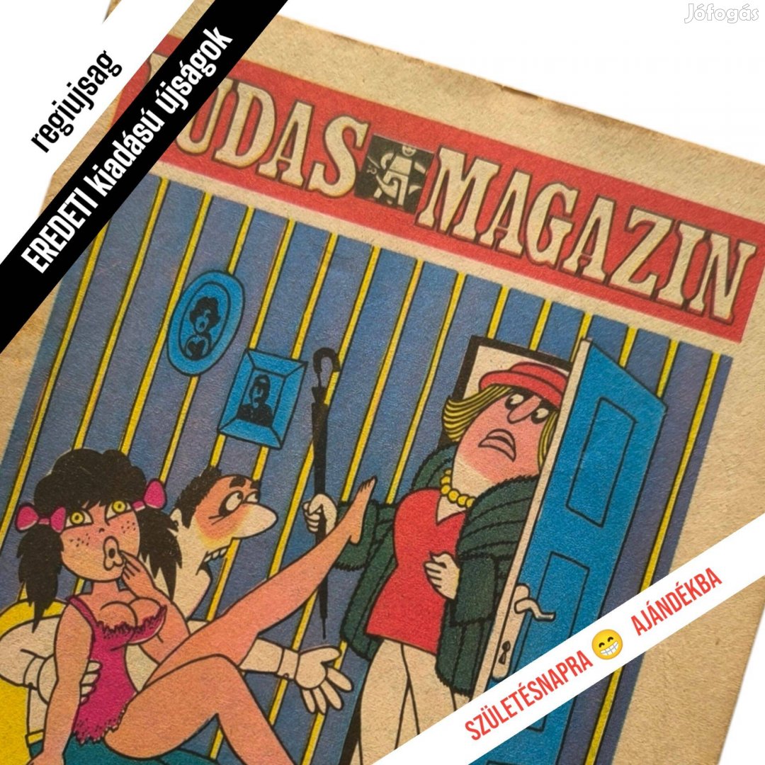 1982 március / Ludas Magazin / Születésnapra Régi Eredeti Újság