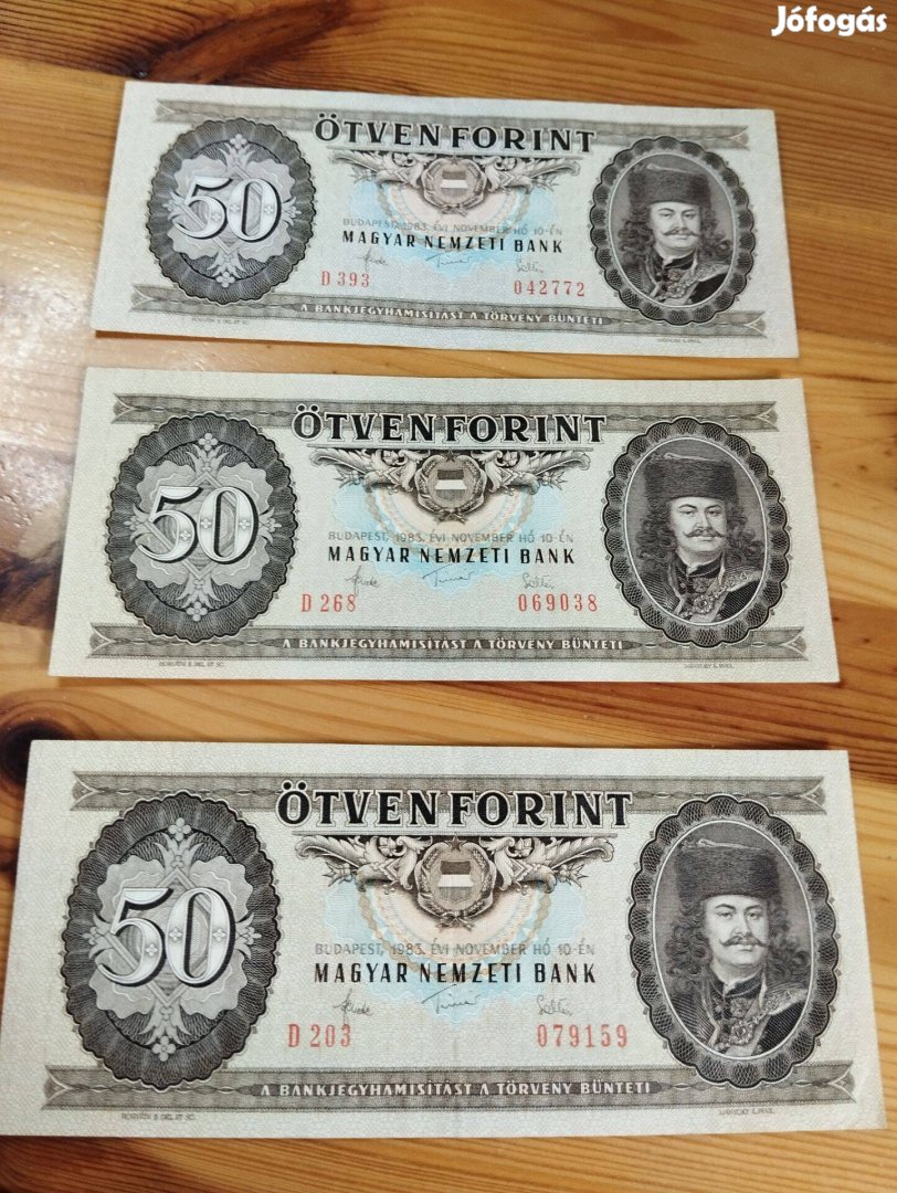 1983 50 forint ropogós