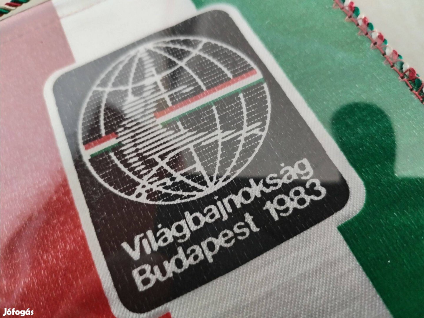 1983-as asztali zászló Tornász Világbajnokság Budapesti