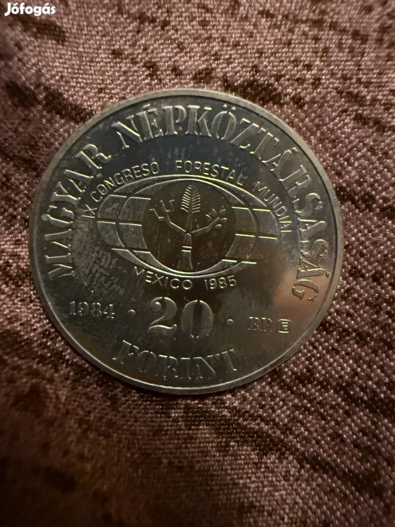 1984 FAO 20 forint Erdészeti Kongresszus, Védd az Erdőt!