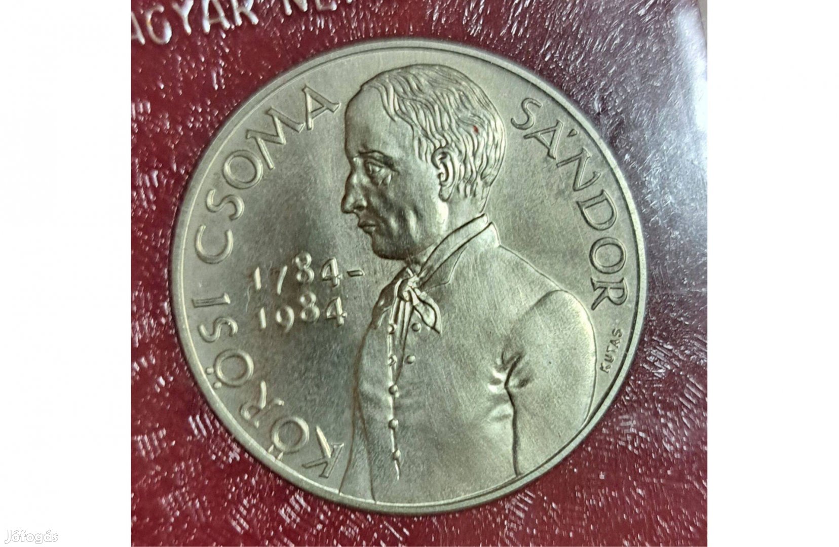 1984. 100 Forint Kőrösi Csoma Sándor emlékérme, bliszterben (4)