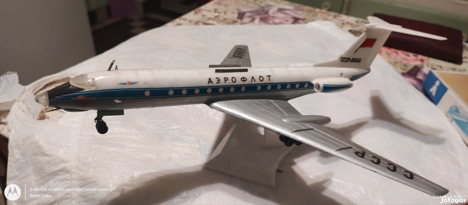 1984-es made ín DDR   Tu-134 repülőgép modell.