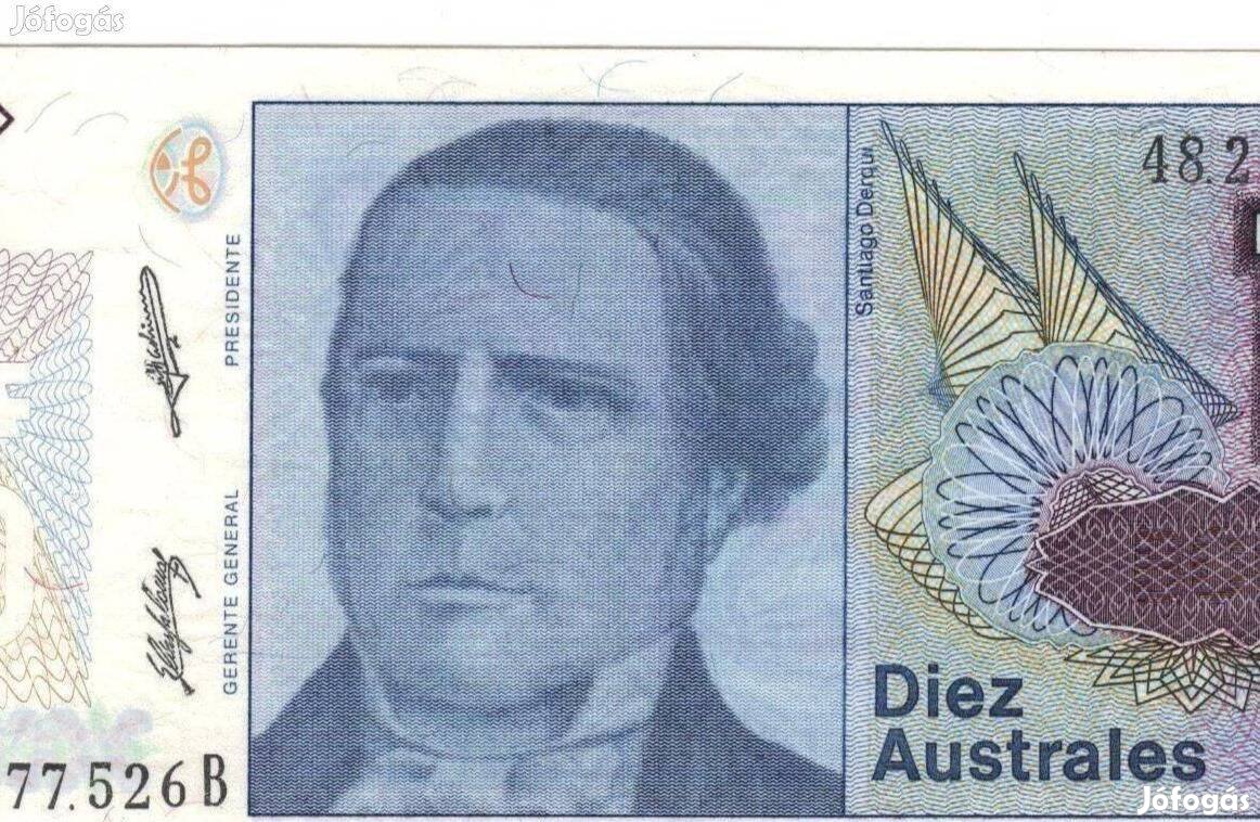 1985-89/ 10 Australes UNC Argentína (24)