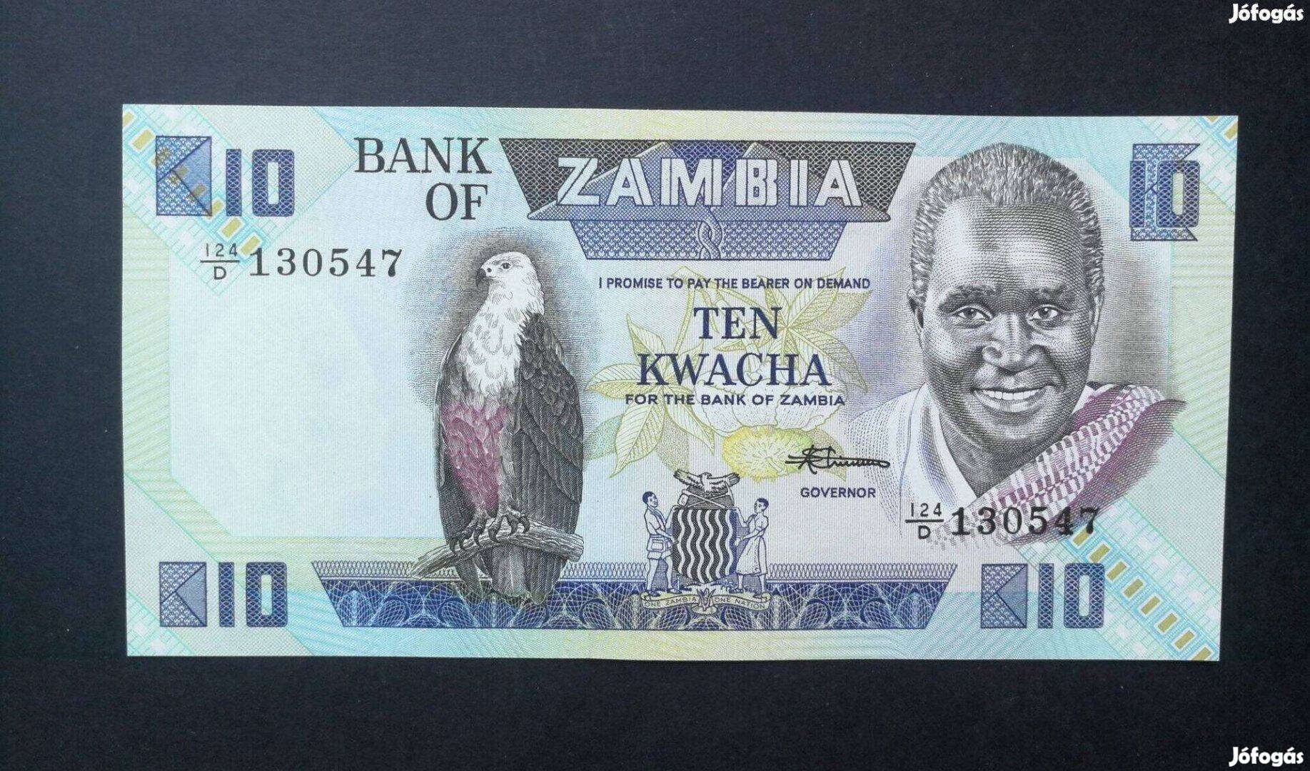 1986 / 10 Kwacha UNC Zambia (MM)