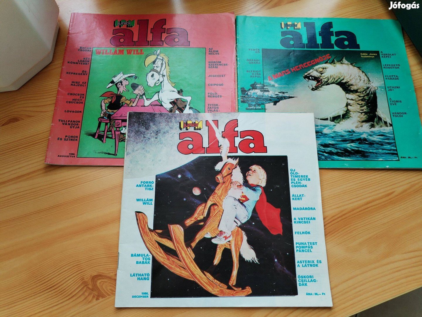 1986-os Alfa Magazin 3 db