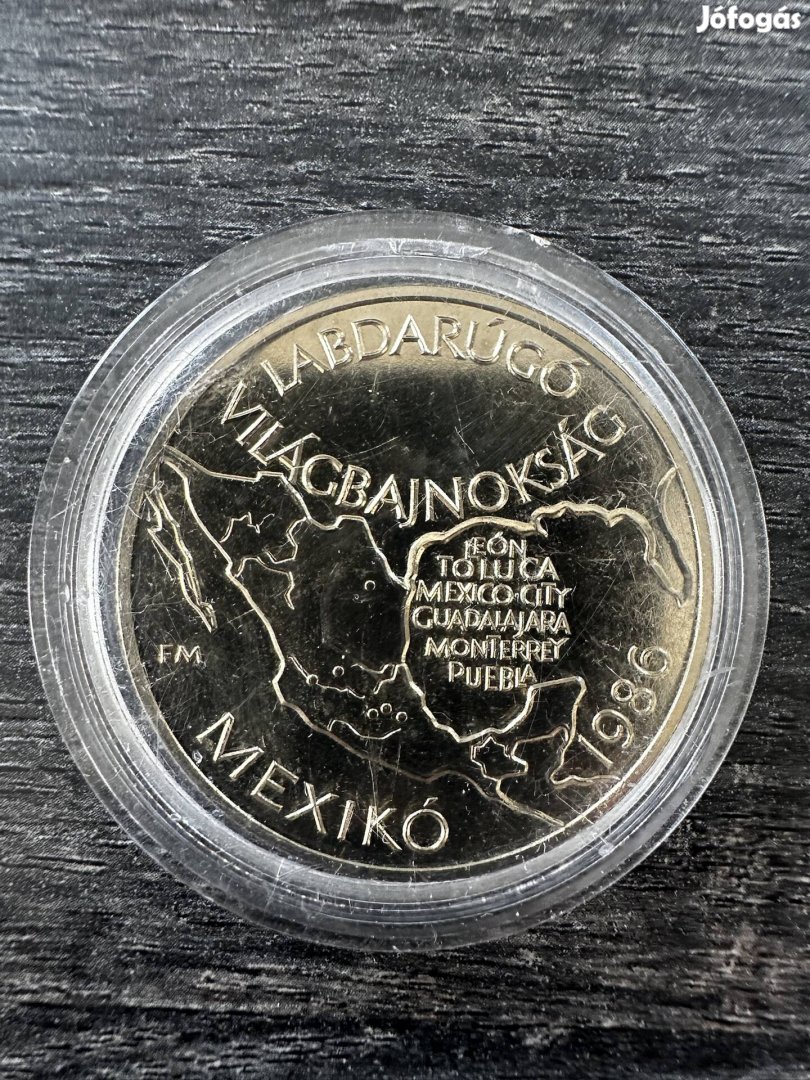 1986-os Labdarúgó VB Mexikó 100 Forint 1985 BP 