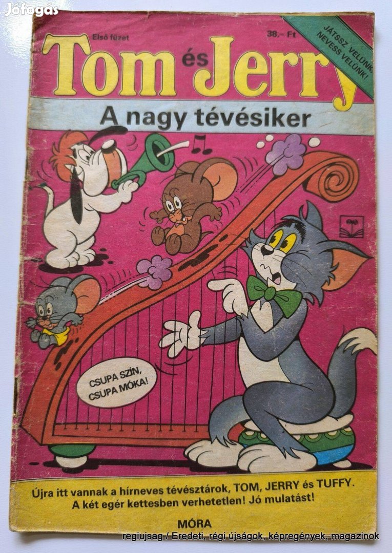 1987 / Tom és Jerry (Móra - Fabula) #1 / Képregény - Magyar