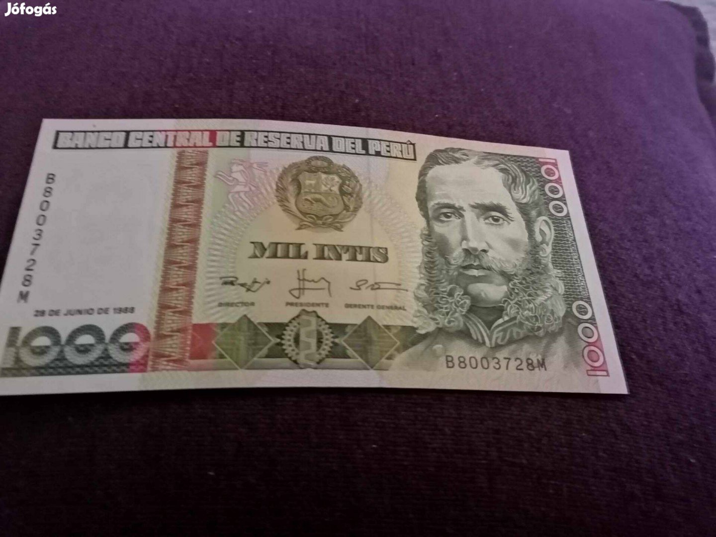 1988 / 1000 Intis UNC Peru (MM)