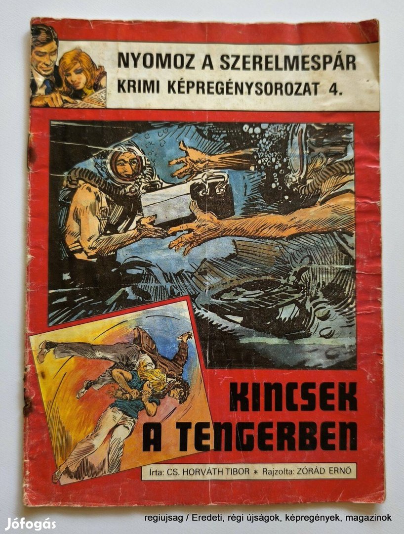 1989 / Nyomoz a szerelmespár #4 / Képregény - Magyar