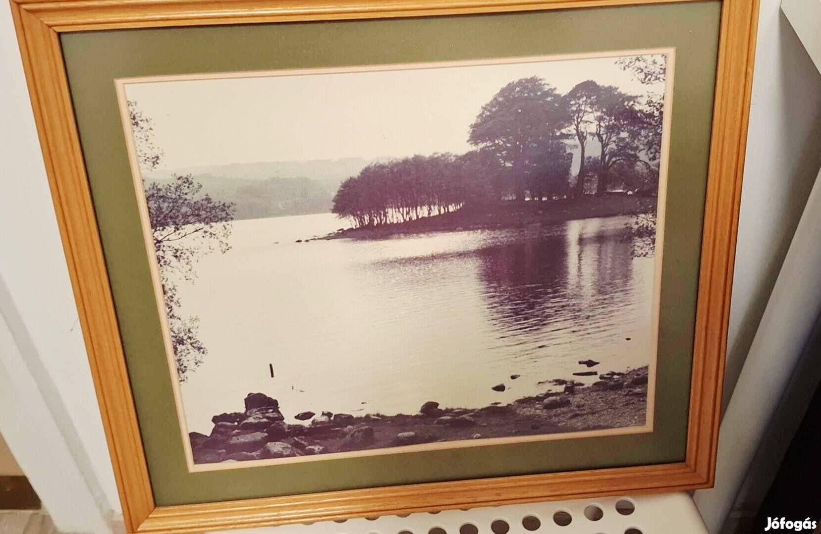 1989-es skóciában készült kép fa kerettel eladó