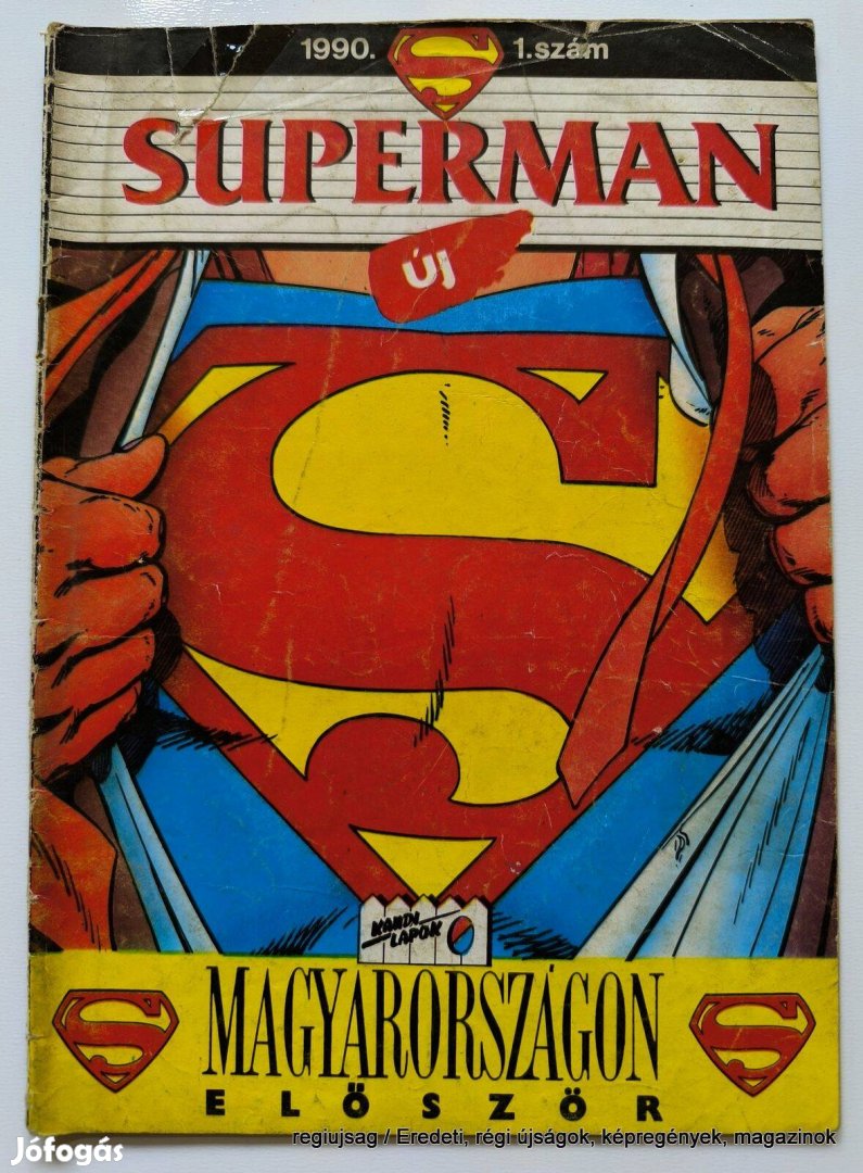 1990 / Superman #1 / Régi képregény Ssz.: 28655