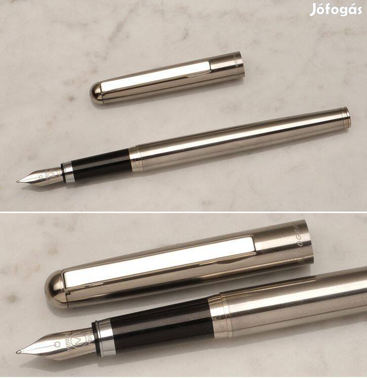 1990-es Ballograf Baccara töltőtoll 5 Pelikan patronnal +1 év garancia