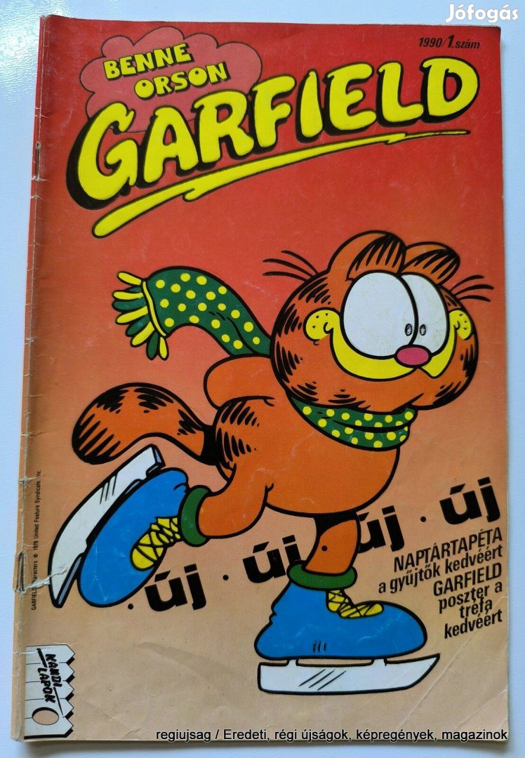 1990 január / Garfield #1 / Képregény - Magyar / Ssz.: 28660