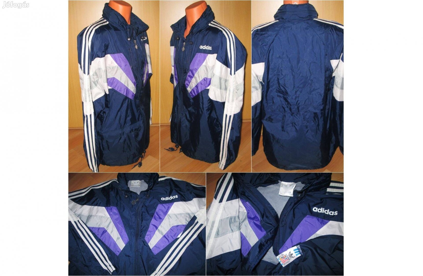 1990's Adidas széldzseki, felső, kabát