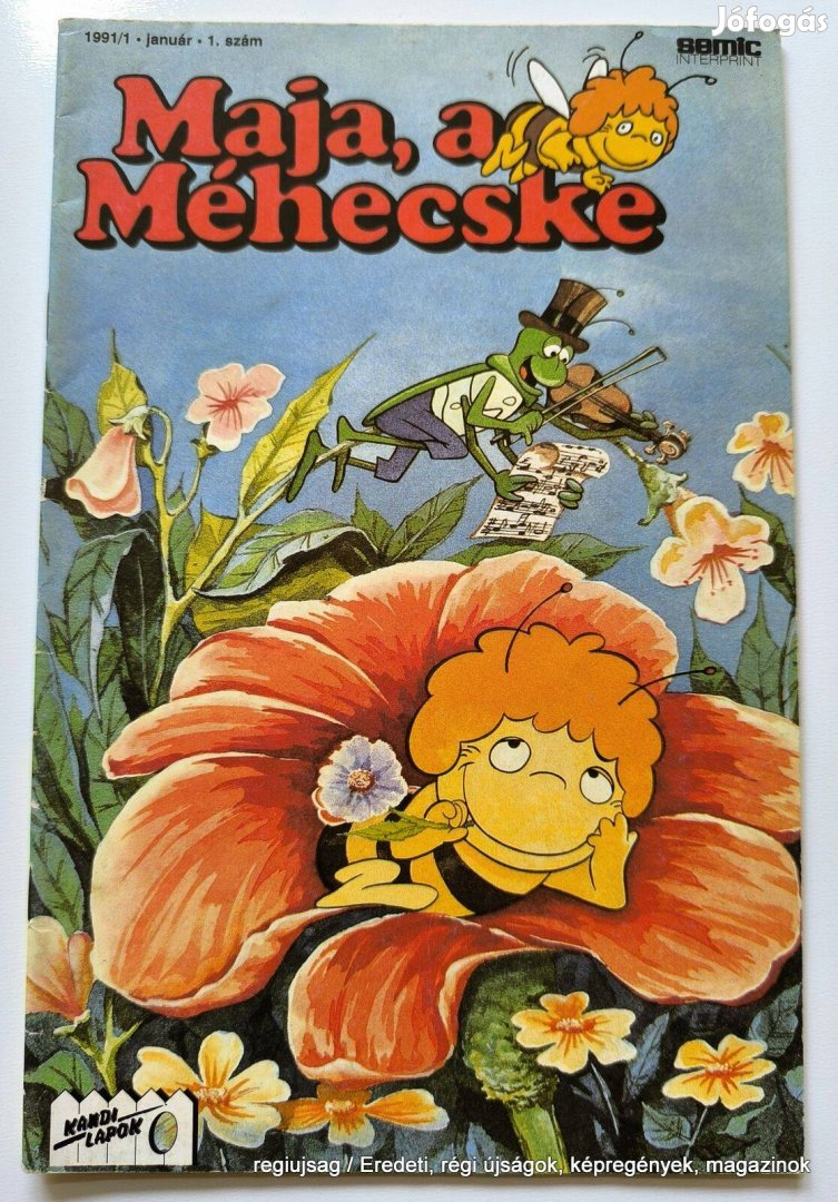 1991 január / Maja, a méhecske #1 / Régi képregény Ssz.: 28657