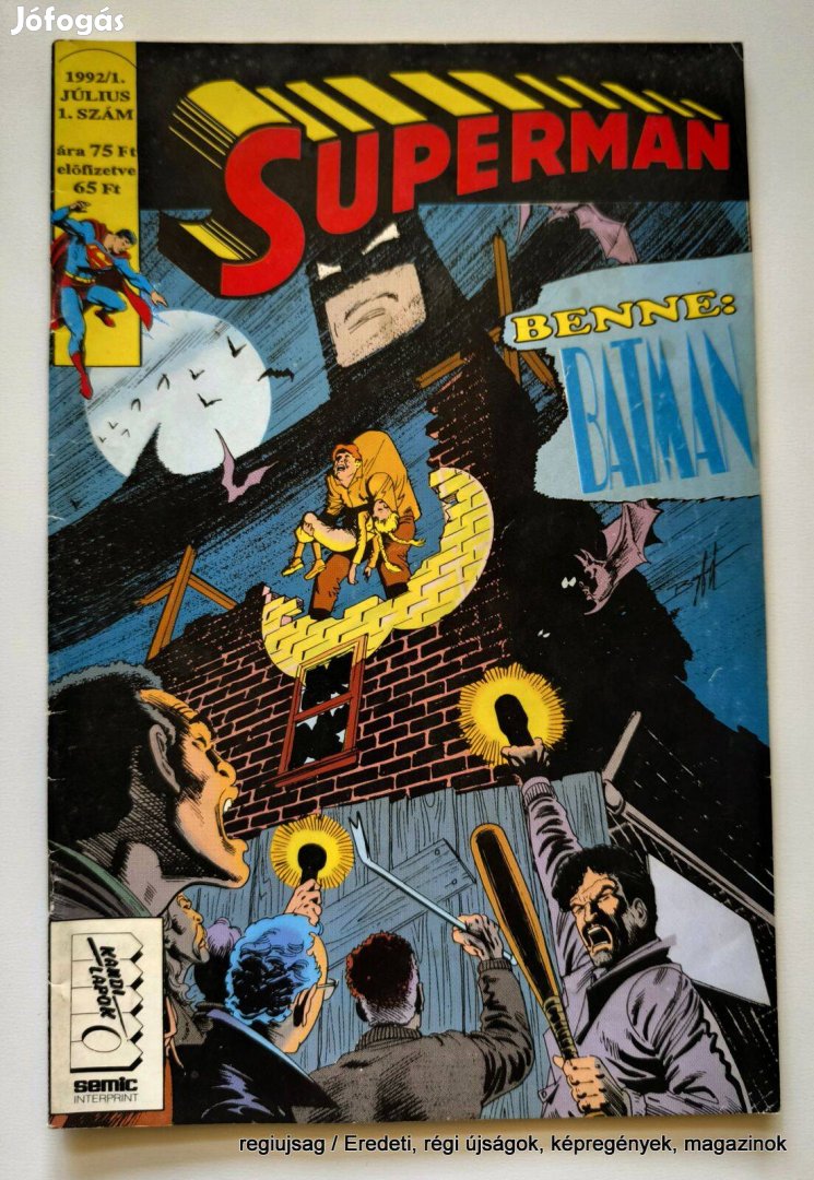 1992 július / Superman & Batman #1 / Képregény - Magyar