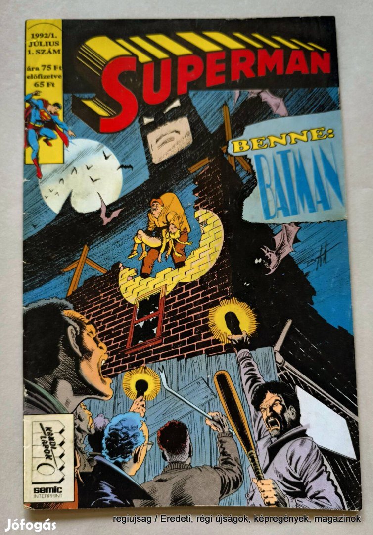 1992 július / Superman & Batman #1 / Képregény - Magyar