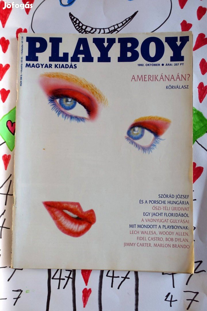 1992 október / Playboy / Újság - Magyar / Havilap. Ssz.: 25577