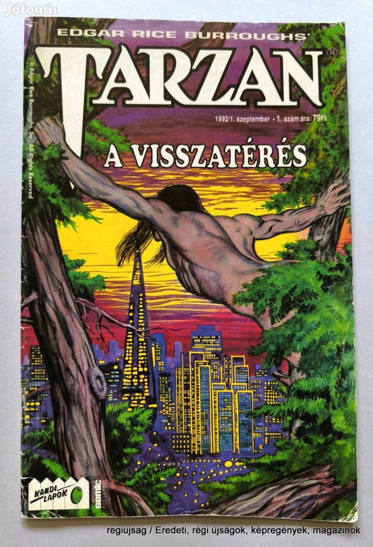 1992 szeptember / Tarzan #1 / Képregény - Magyar