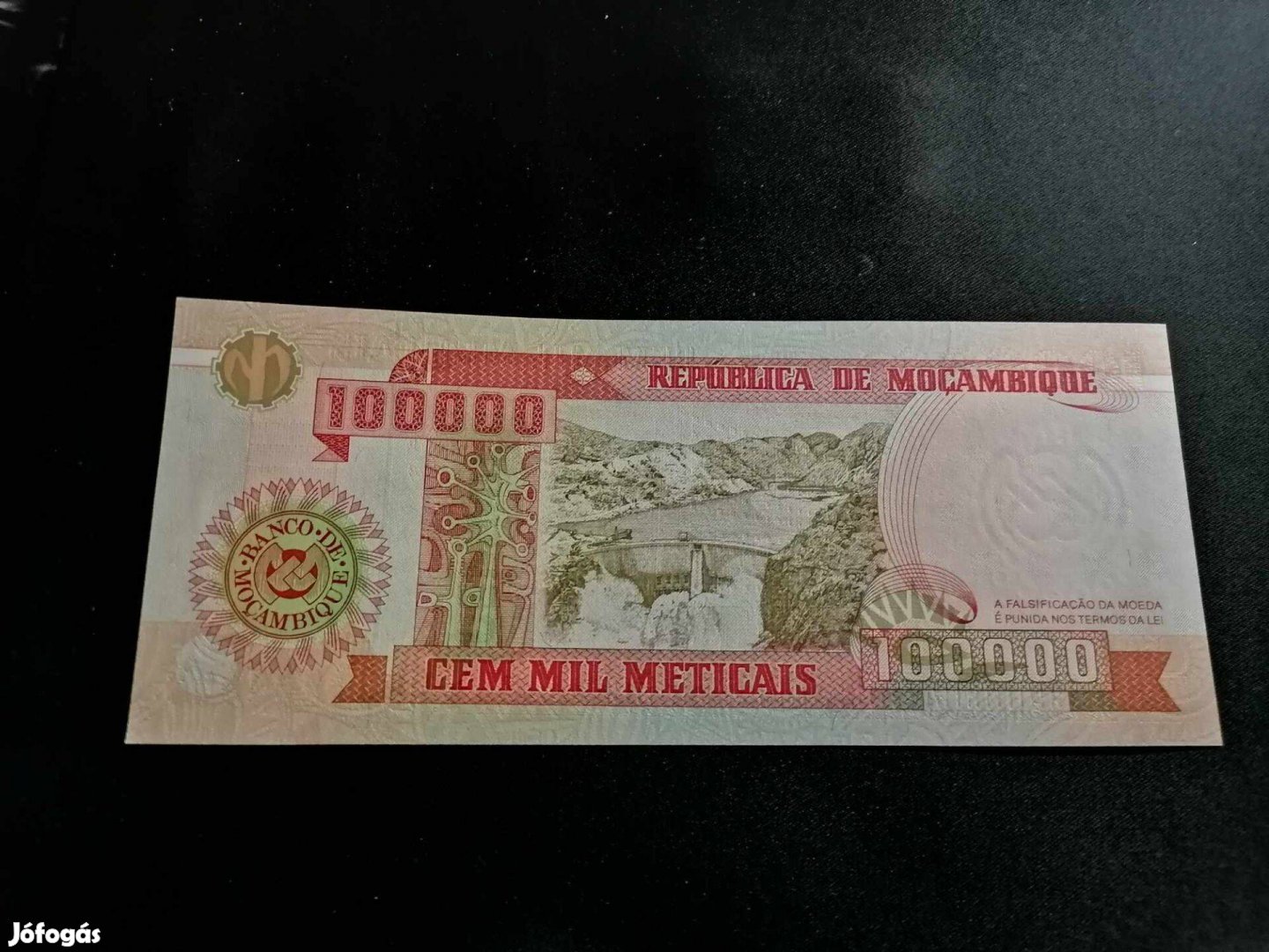 1993 /100 000 Meticais UNC Mozambique Vizjeles!