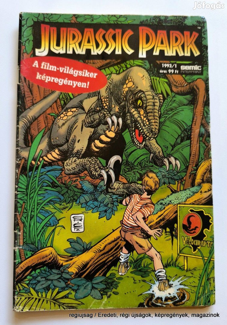 1993 / Jurassic Park #1 / Képregény - Magyar / Ssz.: 29124