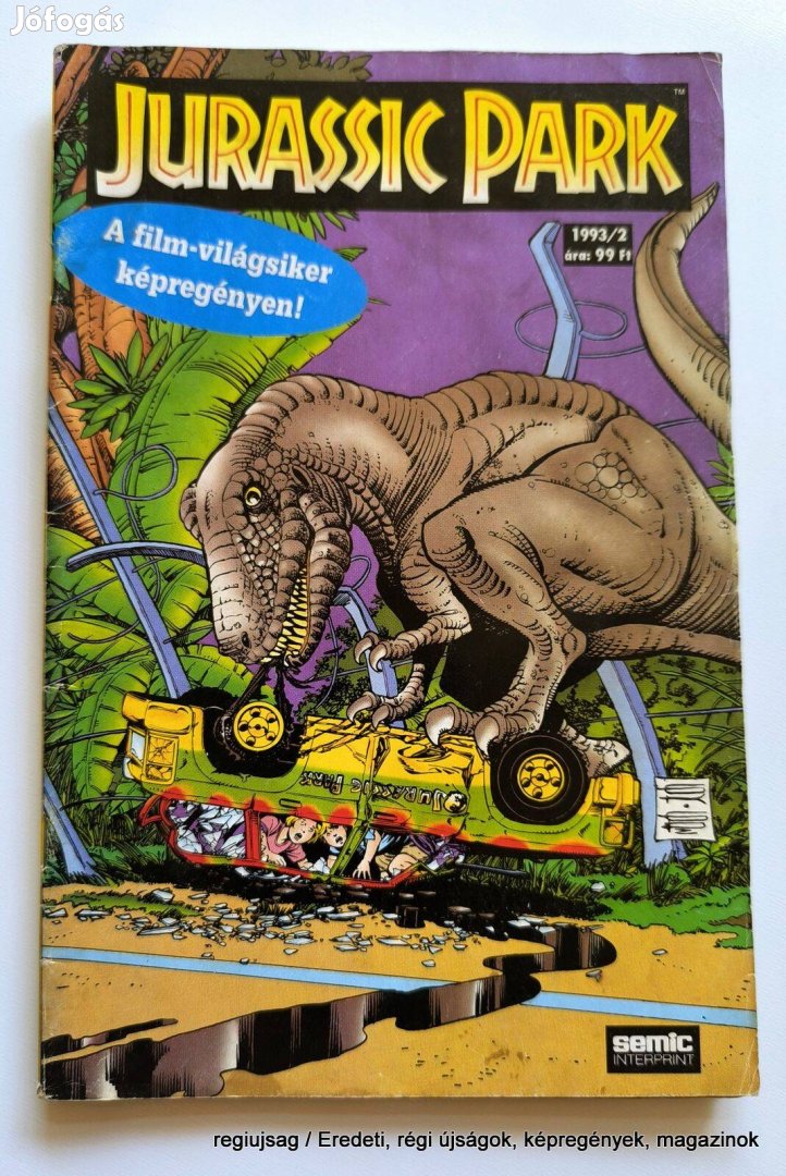 1993 / Jurassic Park #2 / Képregény - Magyar / Ssz.: 29123