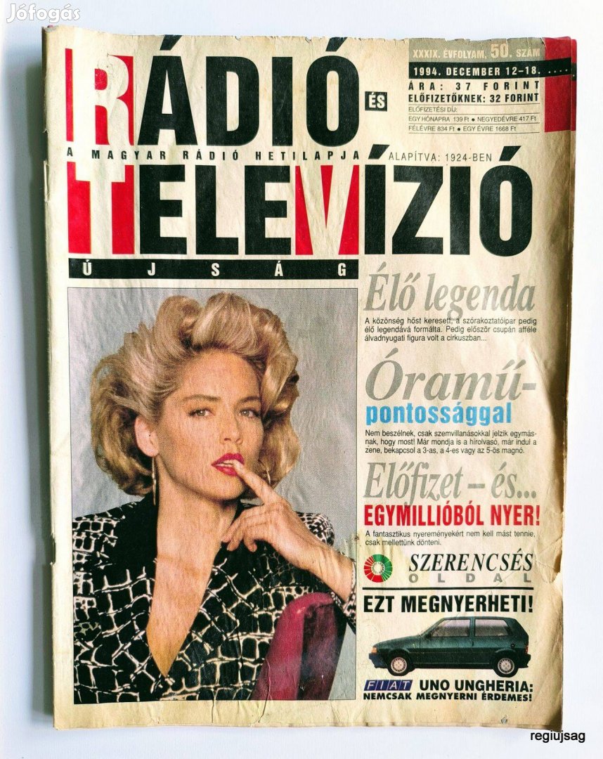 1994 december 12 - 18 / Rádió és televizó Újság / Újság - Magyar