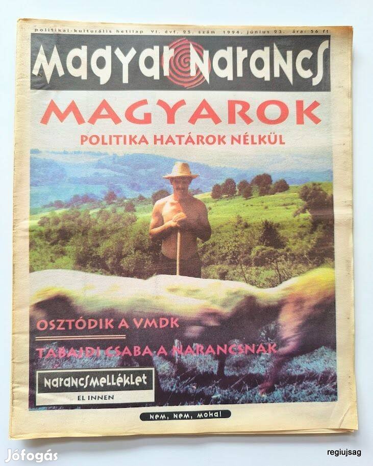 1994 június 23 / Magyar Narancs / Újság - Magyar / Ssz.: 26913