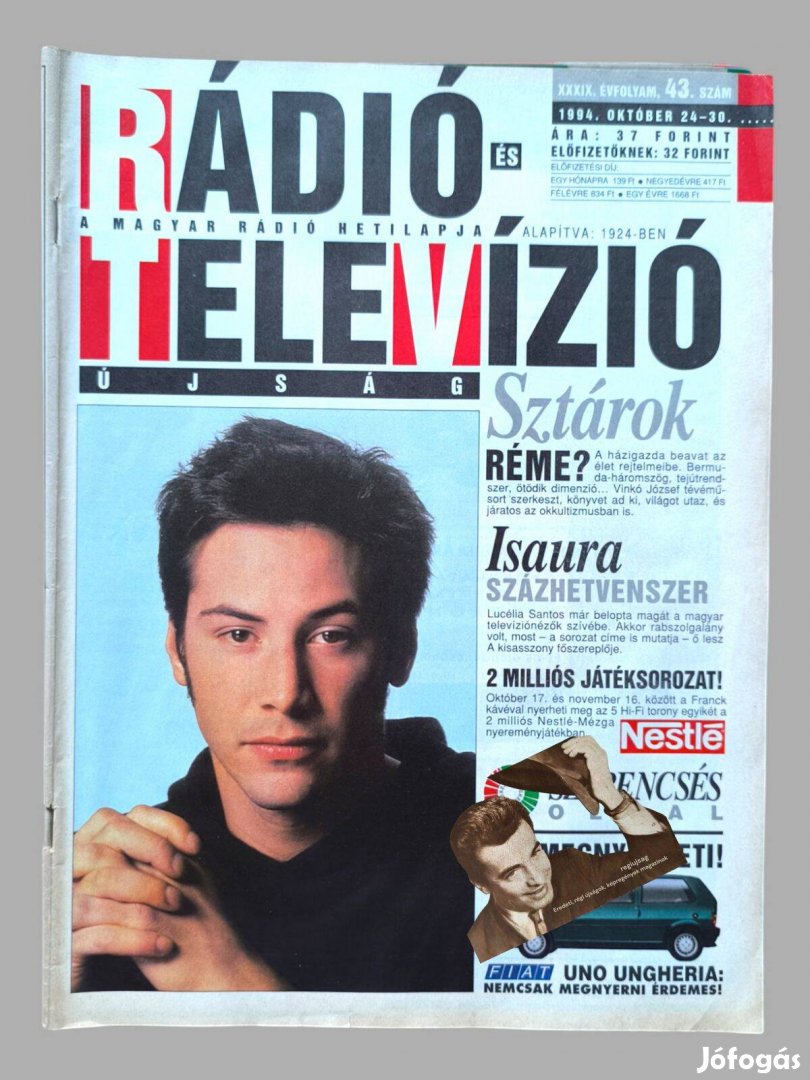 1994 október 24 - 30 / Rádió és televizó Újság / Újság - Magyar